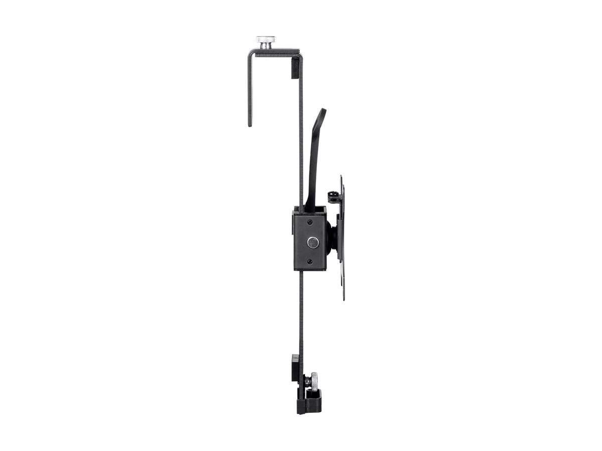 Monoprice Cubicle Flat Panel Monitor Mount - Black | Ultra-Thin, Adjustable Height, Durable - Workstream Collection