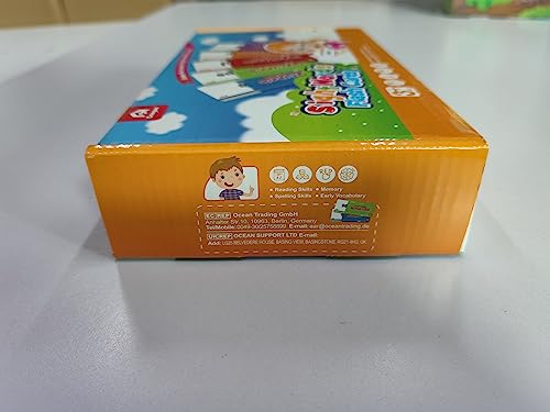 Coogam 520 Sight Words Learning Vocabulary Flash Cards, Dolch Fry High Frequency Site Word Educational Montessori Toy for Pre-k Kindergarten 1st 2nd 3rd Grade Homeschool