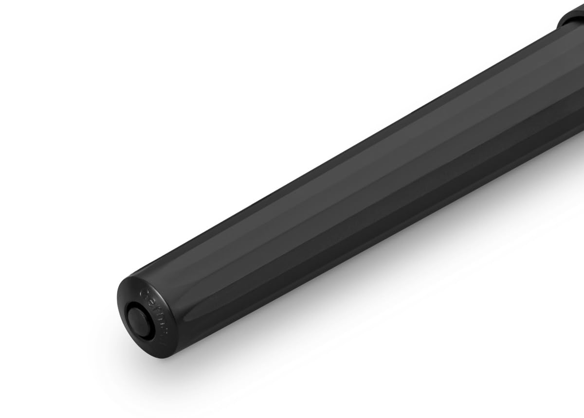 Kaweco PERKEO All Black Fountain Pen - M (Medium) Nib, Exclusive, 13 cm