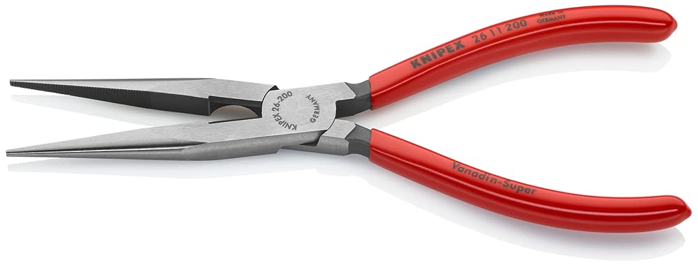 Knipex 2611200 8-Inch Long Nose Pliers with Cutter