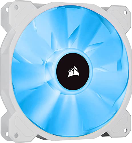 CORSAIR iCUE SP140 RGB Elite Performance 140mm White PWM Dual Fan Kit with Lighting Node CORE