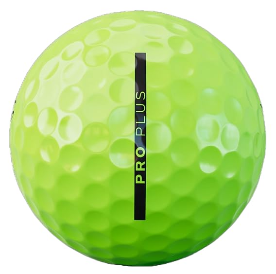 VICE Golf PRO Plus 2020 | 12 Golf Balls | Features: 4-Piece cast Urethane, Maximum Distance, Reduced Driver Spin | More Colors: NEON RED, White | Profile: Designed for Advanced Golfers