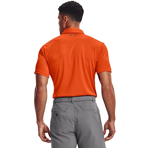 UNDER ARMOUR mens Tech Golf Polo ,Baroque Green (310)/Graphite,X-Small
