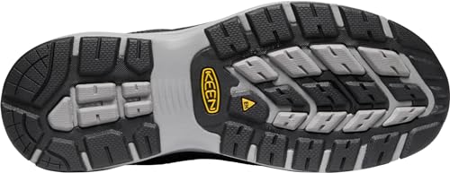 KEEN Utility Men’s CSA Sparta Low Alloy Toe Work Shoes Construction Shoe, Black/Grey Flannel, 12 D (Medium) US
