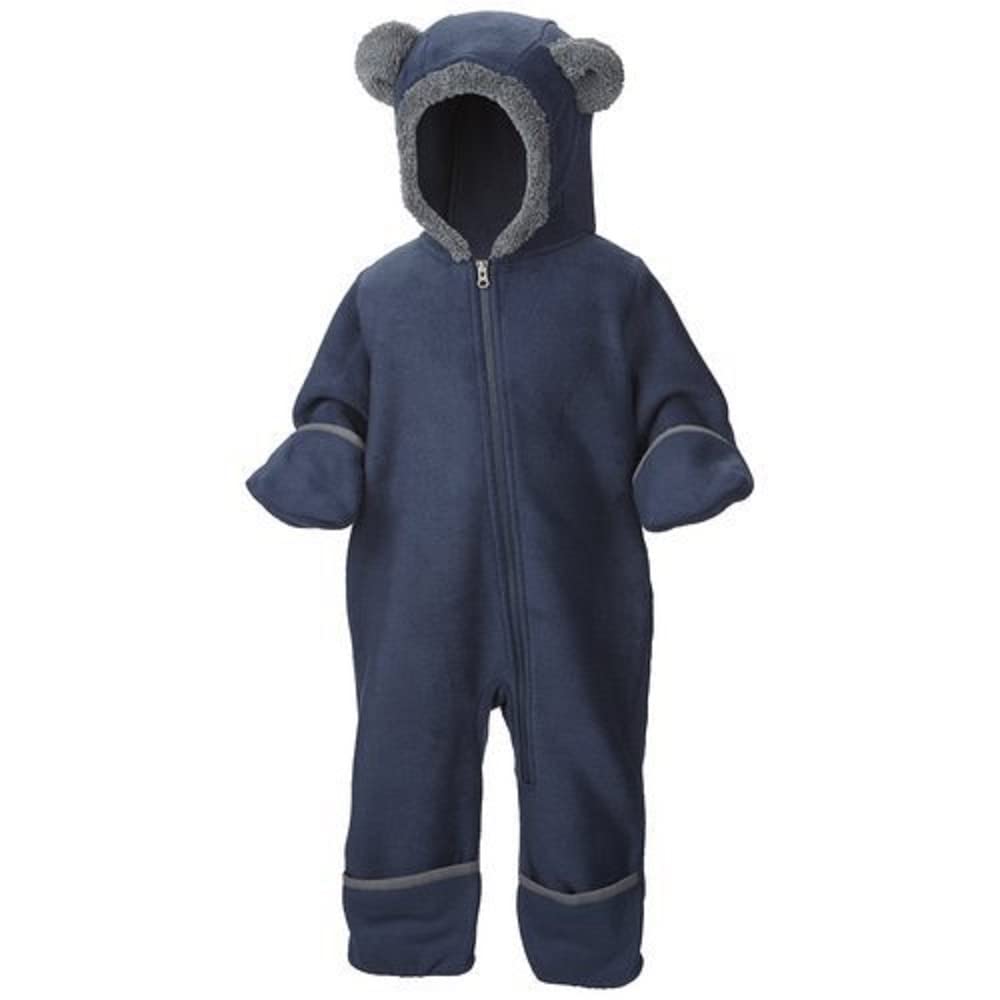 Columbia Unisex Baby Tiny Bear II Bunting Fleece Jacket, Collegiate Navy, 0/3 US