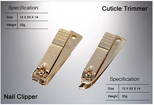World No. 1, Three Seven 777 Travel Manicure Pedicure Grooming Kit Set (Total 9 PC, Model: TS-8010G),Personal Nail care, Stainless steel- Made in Korea, Since 1975