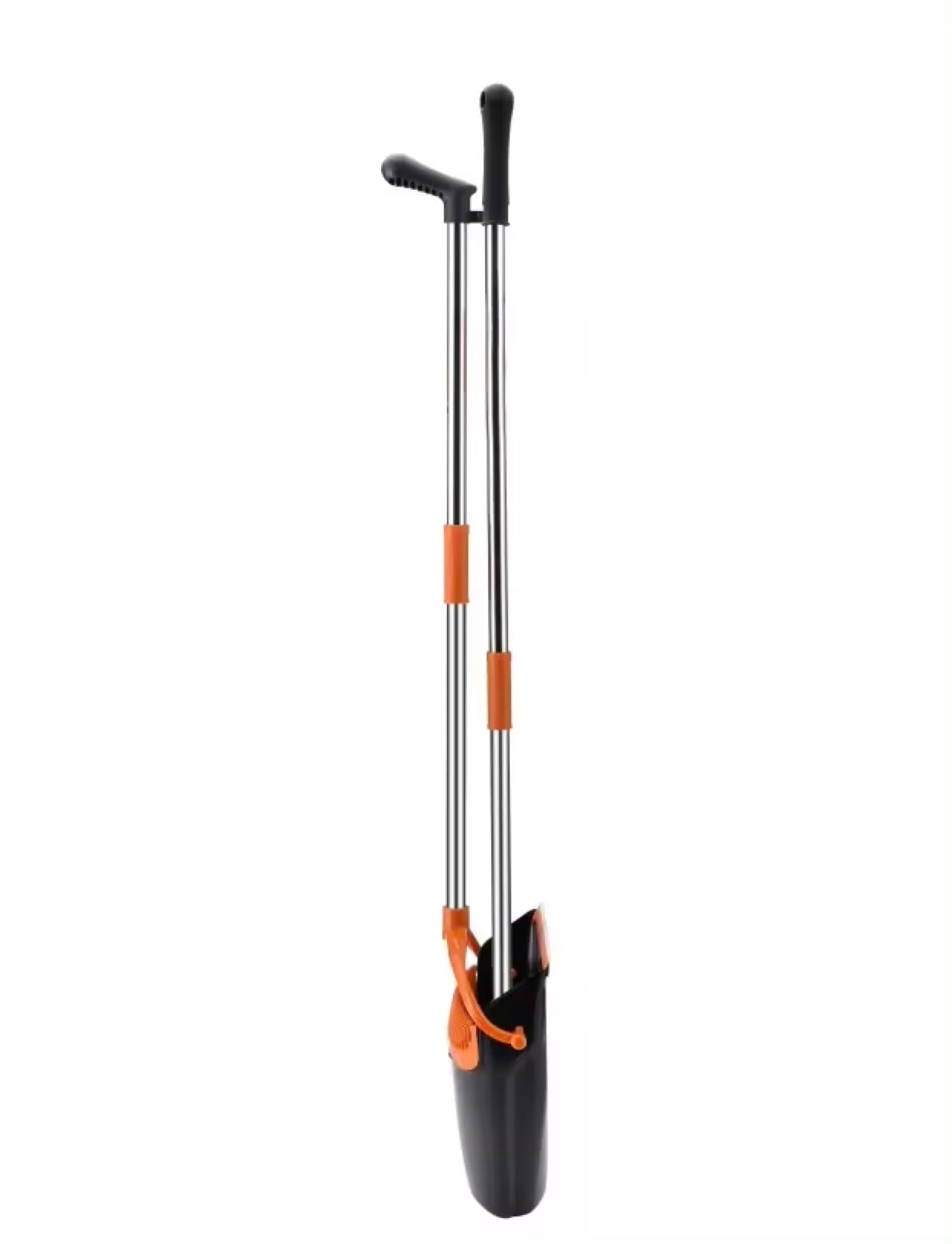 PrimeEdge - Ergonomic Broom Set with Dustpan – Lightweight and Durable – Ideal for Indoor and Outdoor Use - Adjustable Handle Broom,