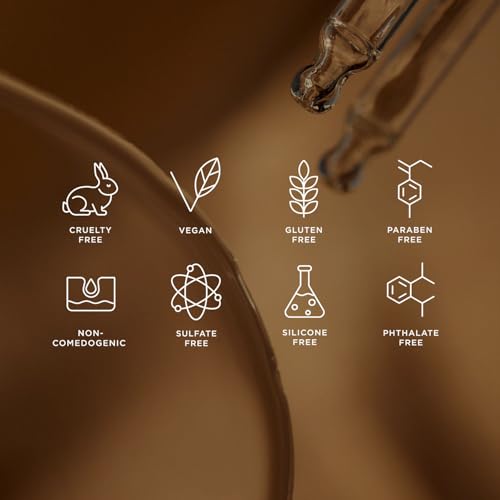 + Lux Unfiltered N°12 Face Tanning Drops - Non-Comedogenic Bronzing Drops for Face with Hyaluronic Acid, Vitamin E, & Passionfruit Oil - Fragrance Free, Cruelty Free, & Vegan Self Tanner