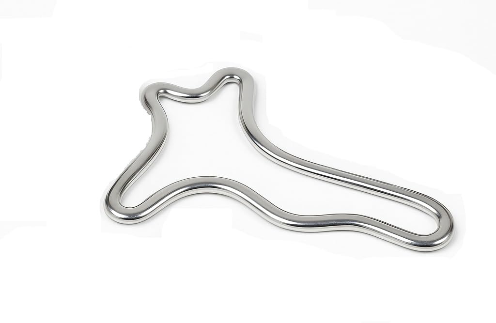 Professional Body Sculpting Metal Therapy Massage Tool Set, 3 Pieces, Colombian Made, Silver