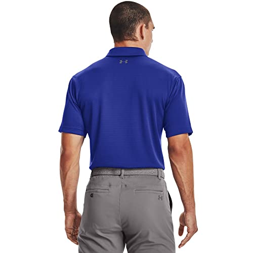 Under Armour Men's Tech Golf Polo , Royal (400)/Graphite, 3X-Large Tall
