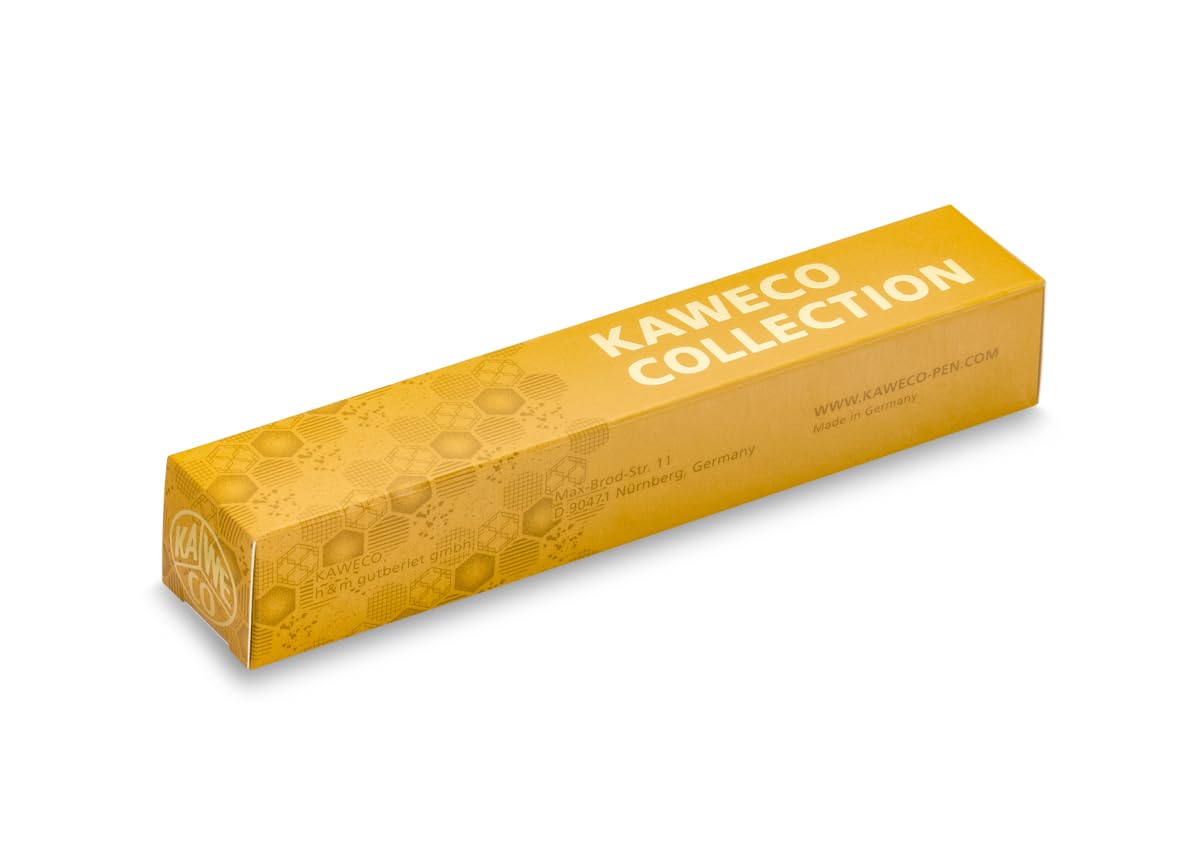 Kaweco COLLECTION Fountain Pen Honey, Fine Nib Sport Octagonal Clip Gold