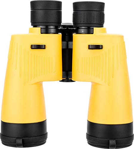 Barska Floatmaster 7x50 Floating Waterproof Marine Binoculars – Fogproof, Rubber Armored, Durable Water-Resistant Binoculars for Boating and Outdoor Use