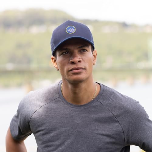 pistil Men's Neighborhood Trucker Hat, Navy, One Size