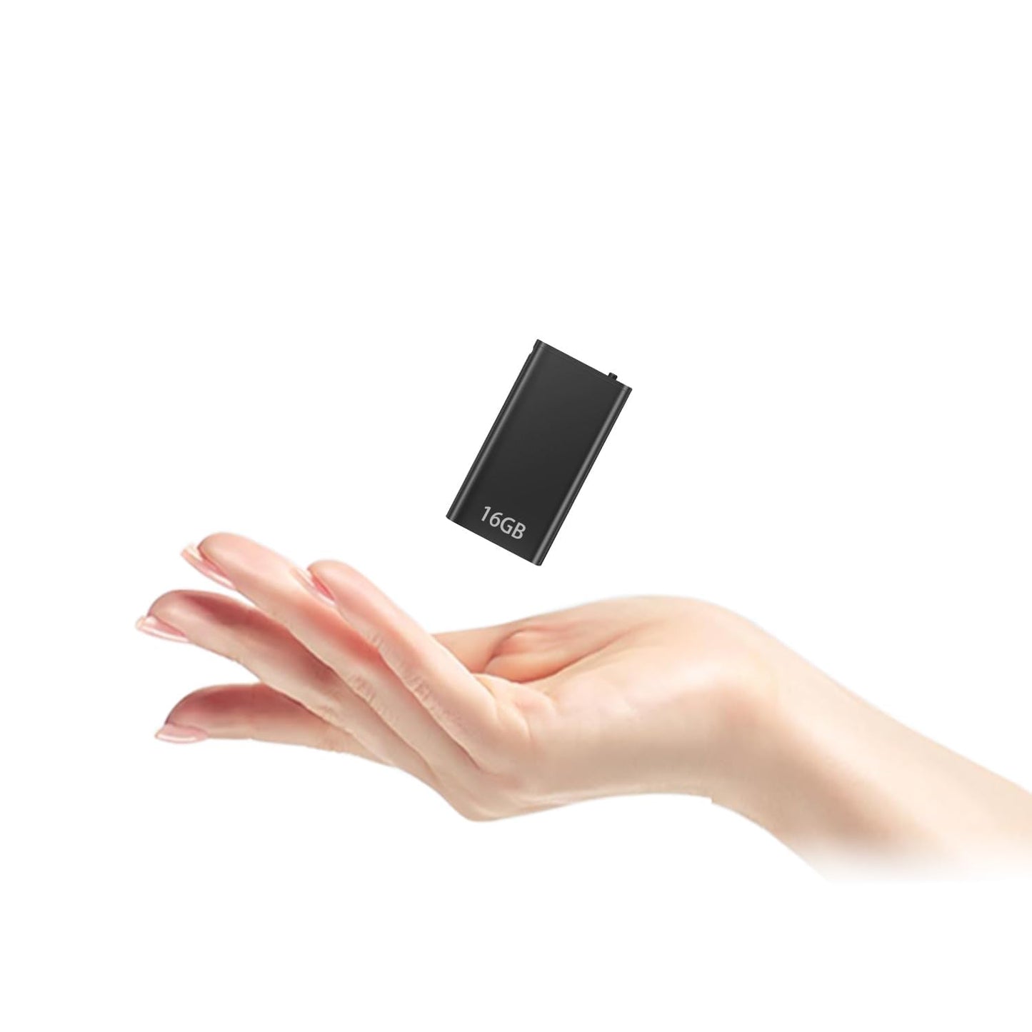 16GB Digital Voice Activated Recorder,Voice Recorder AI-Intelligent Noise Reduction & USB-C, Making it Ideal for Classrooms, Meetings, and Interviews, with a Recording Time of Up to 192 Hours