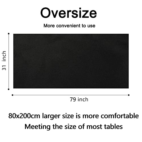 50 PCS 31" X 79"Thick Soft Massage Table Sheets Sets Disposable SPA Bed Sheets Non Woven Fabric Lash Bed Cover (Black)