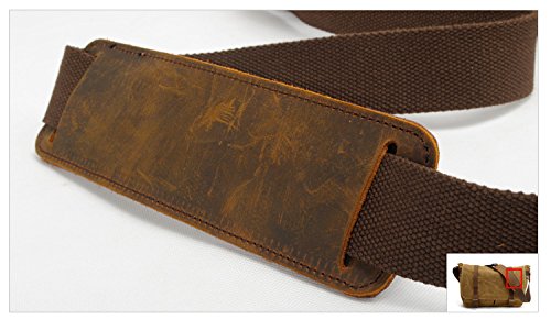 Waterproof Waxed Canvas 15" Macbook pro/ 14'' Laptop Messenger Bag Men Business Vintage shoulder bag/Briefcase