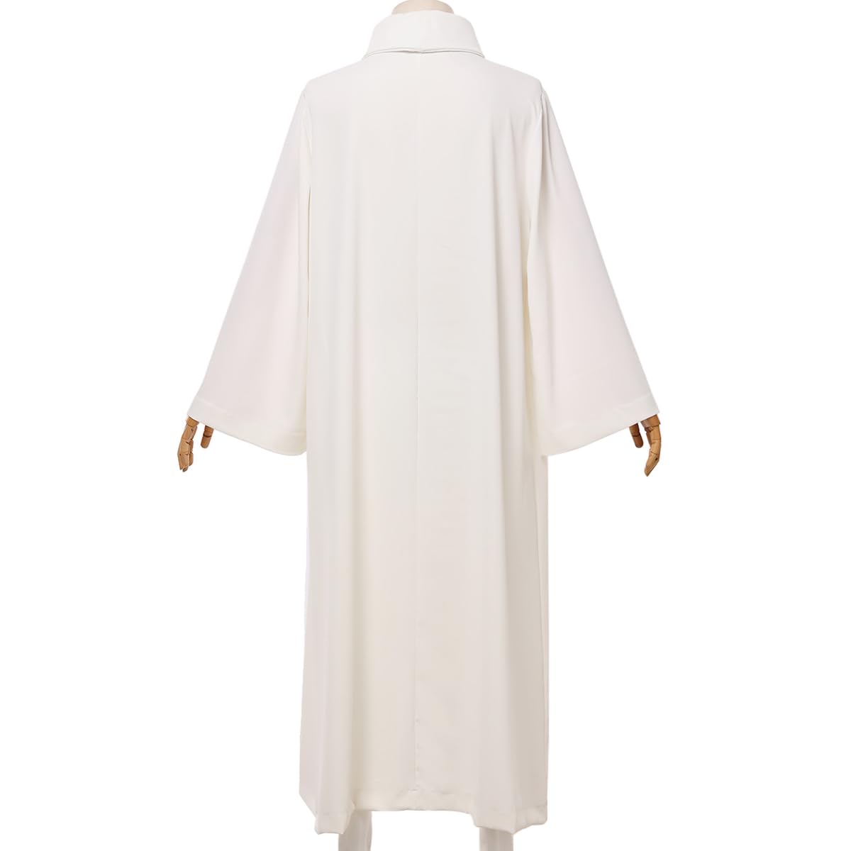 BLESSUME Catholic Church Clergy ALB Vestments Robe, Ivory White, Medium