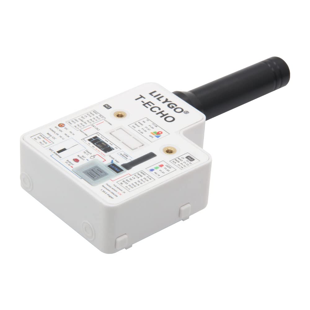 LILYGO T-Echo Meshtastic 915MHz LoRa SX1262 Wireless Module TTGO Development Board NRF52840 GPS RTC NFC Arduino