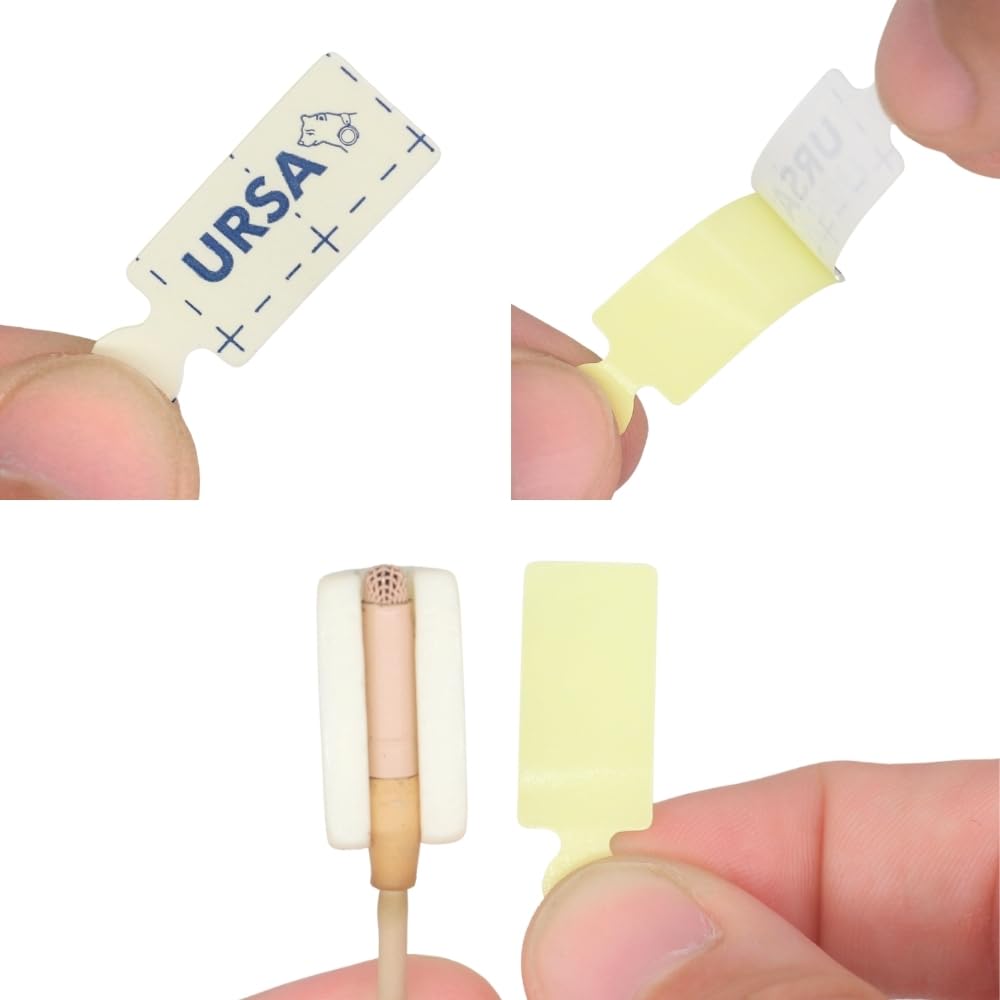 URSA MiniMount Stickies - Low Profile Hypoallergenic Stickies for Lavalier Microphones. Fits URSA MiniMounts and All Lavalier Microphones (90 Pack)