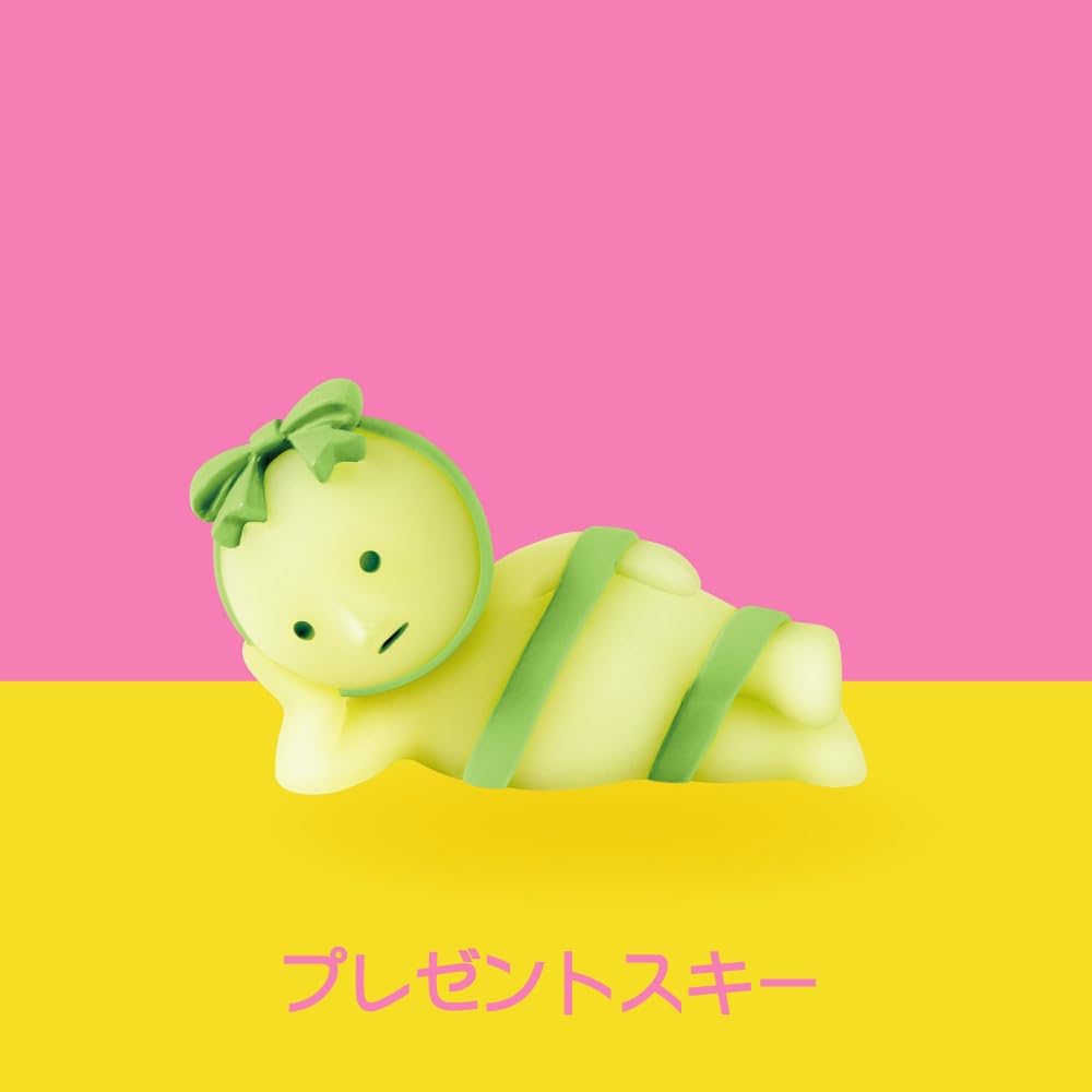 Dreams Smiski Glow in The Dark Figure, Birthday Series, 10th Anniversary Celebration, Assorted Random Style, 1 Pack