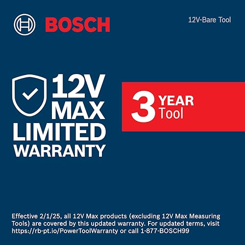BOSCH VAC120 12V Max Hand Vacuum - Lightweight, Micro-Filter System Captures 98% of Particles, Flat Filter Design, Removable Crevice Nozzle (Bare Tool)