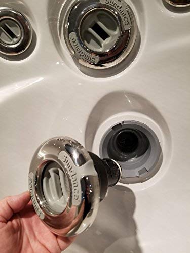 Sundance Spas Fluidix IntelliJet Face with 316 Stainless Steel Escutcheon Part Number 6541-102