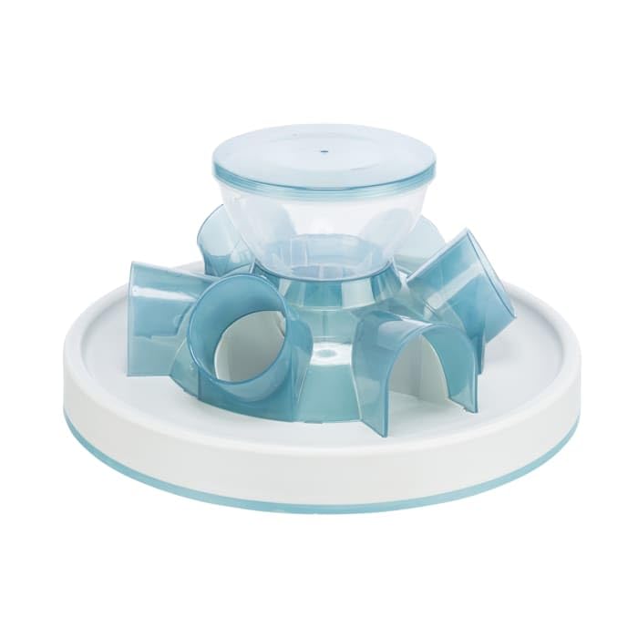 TRIXIE Tunnel Slow Feeder for Cats and Dogs, Interactive Cat Toy, Pet Food Dispenser, Treat Dispenser