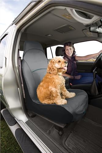 Kurgo Water Resistant CoPilot Car Seat Cover for Bucket Seats, Hampton Sand Khaki