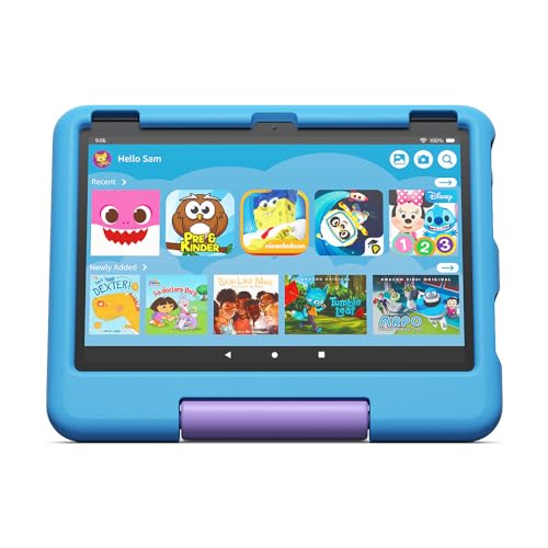 Amazon Kid-Proof Case for Fire HD 10 tablet (Only compatible with 13th generation tablet, 2023 release) - Blue