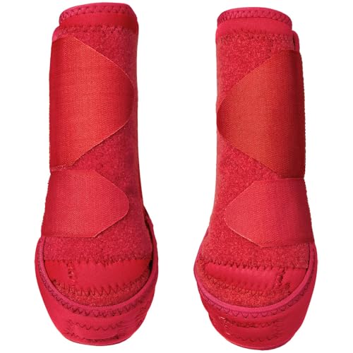 Tough 1 Economy Vented Front Sport Boots, Red, Medium