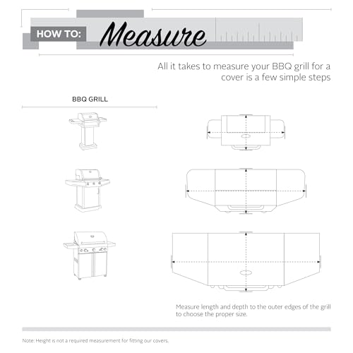 Classic Accessories Veranda Grill Cover-Durable BBQ Cover with Heavy-Duty Weather Resistant Fabric, X-Small, 38-Inch, Pebble, 55-337-361501-00