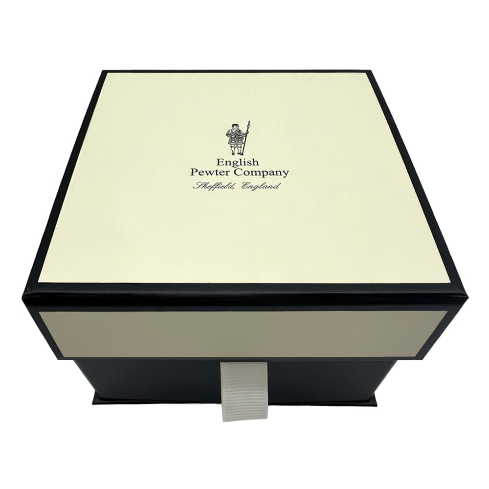 English Pewter Company Glencairn Whisky Glass 200ml With Pewter Stag Head and Base [WGP021]