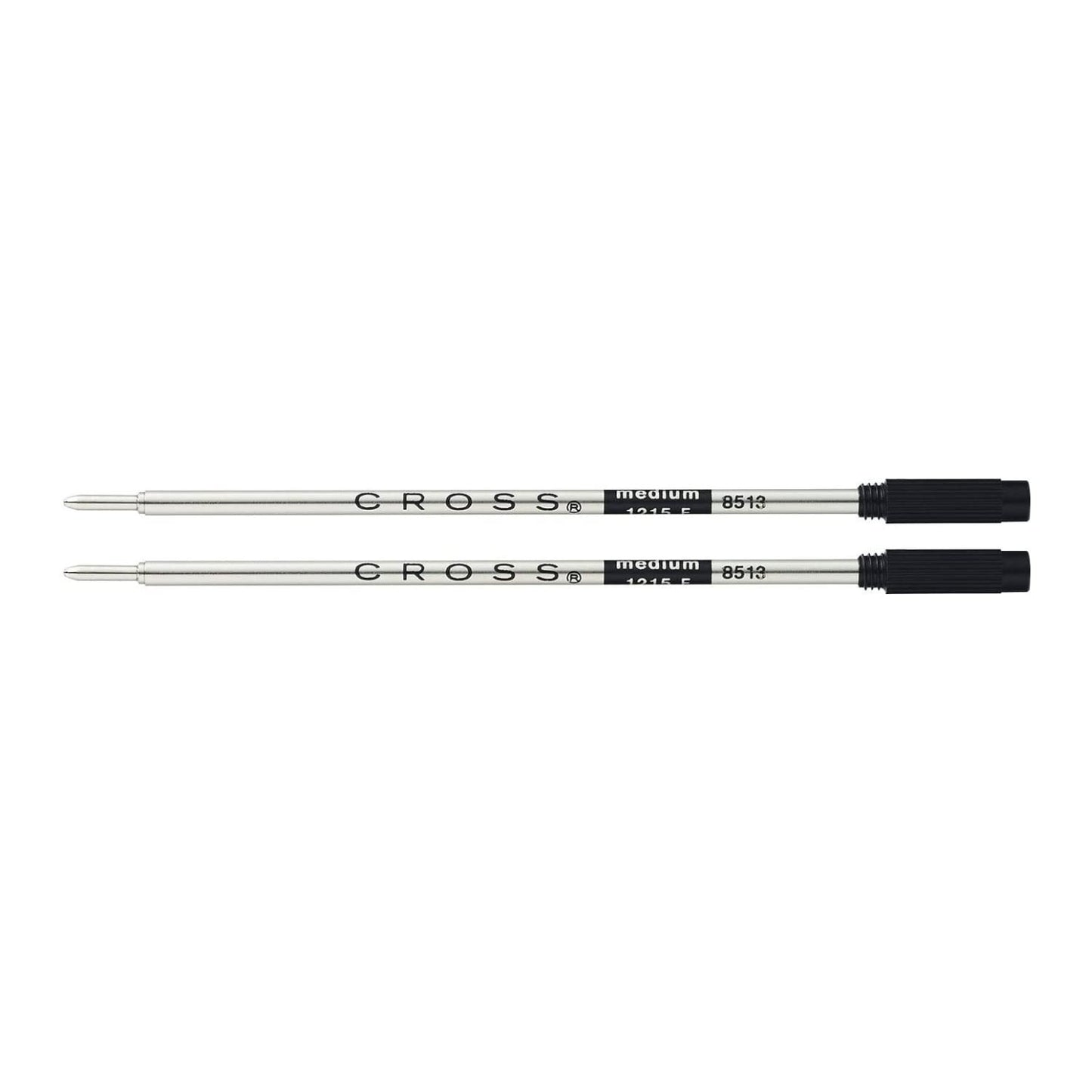 Pack of 3 Cross Ballpoint Refill, Medium Black, 2 per Card (8513-2)
