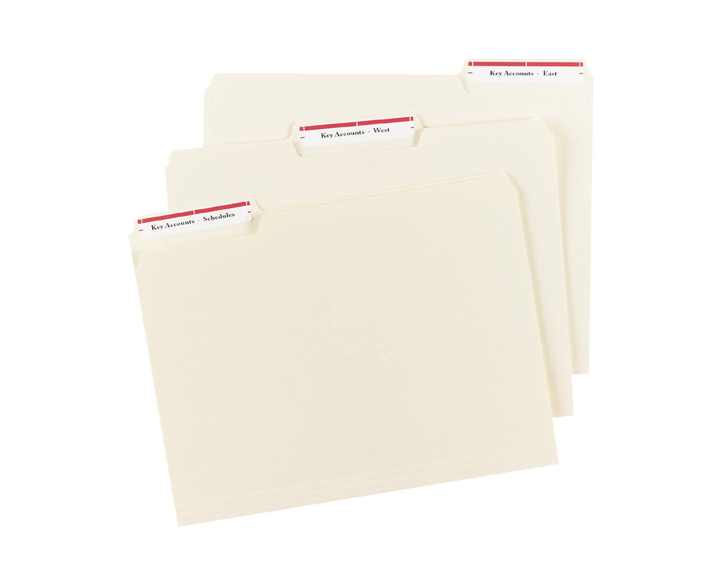 Permanent TrueBlock File Folder Labels with Sure Feed