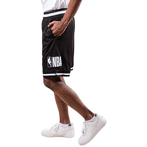 Ultra Game NBA Men's Knit Active Basketball Shorts Black