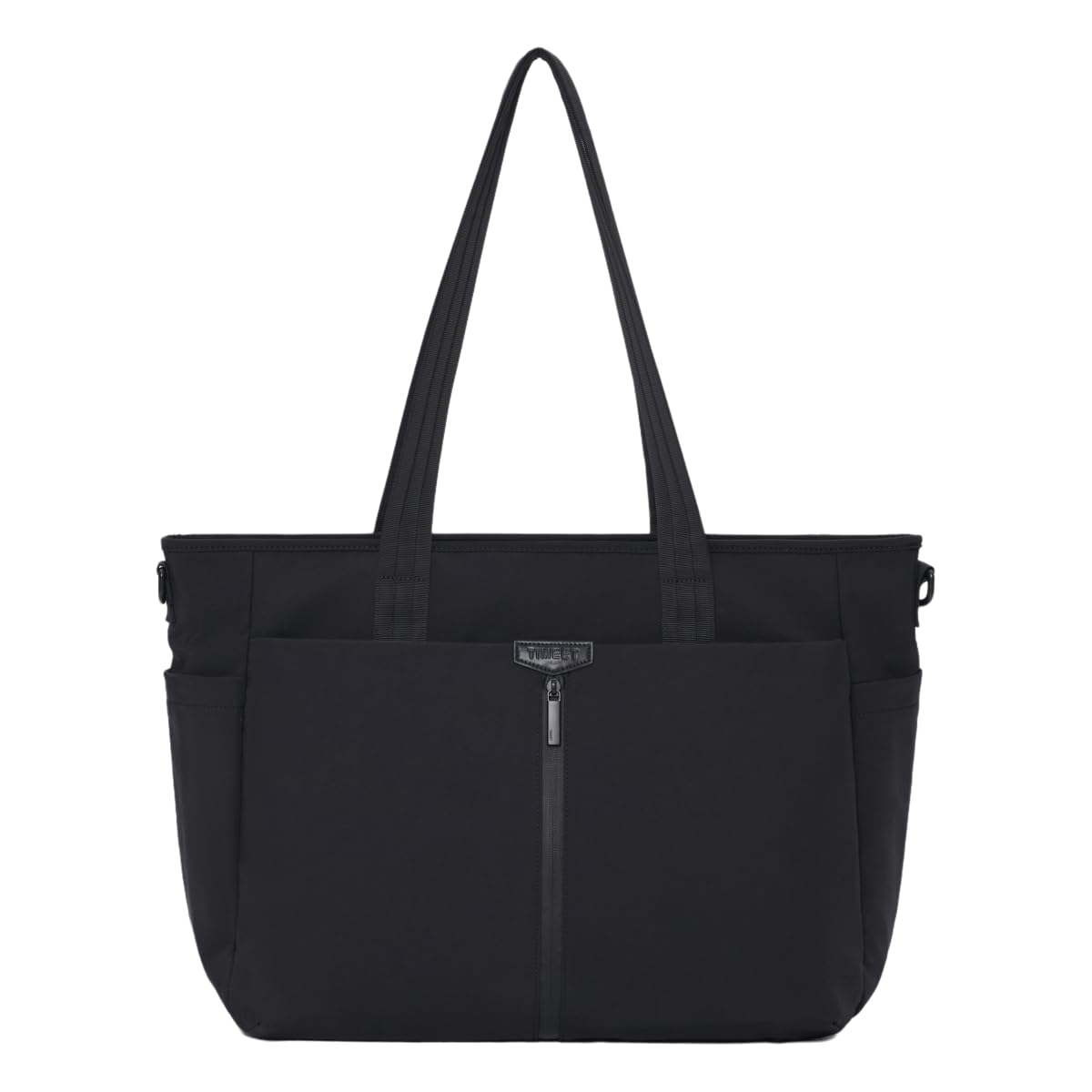 Timeet Laptop Tote Bag for Women, 17.3 Inch Laptop Bag Water Resistant Work Tote Purse with Multi Pockets and Laptop Compartment, 8 Sections 16 Pockets for Daily Office Casual Travel - Black