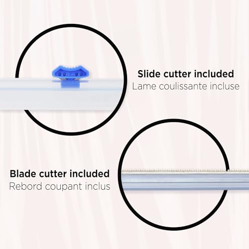 PUREFILM 11in x2500ft Bio Based Food Film, Food Wrap with Blade and Slide Cutter