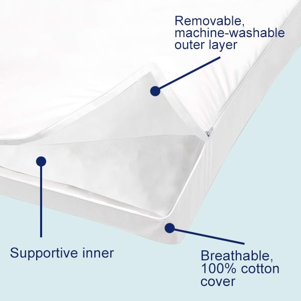 ACCURATEX Hybrid Pillow for Sleeping, Adjustable Shredded Memory Foam Pillow Core with Fluffy Down Alternative Fill Removable Cotton Cover,for Side,Back,Stomach Sleepers,Queen Size