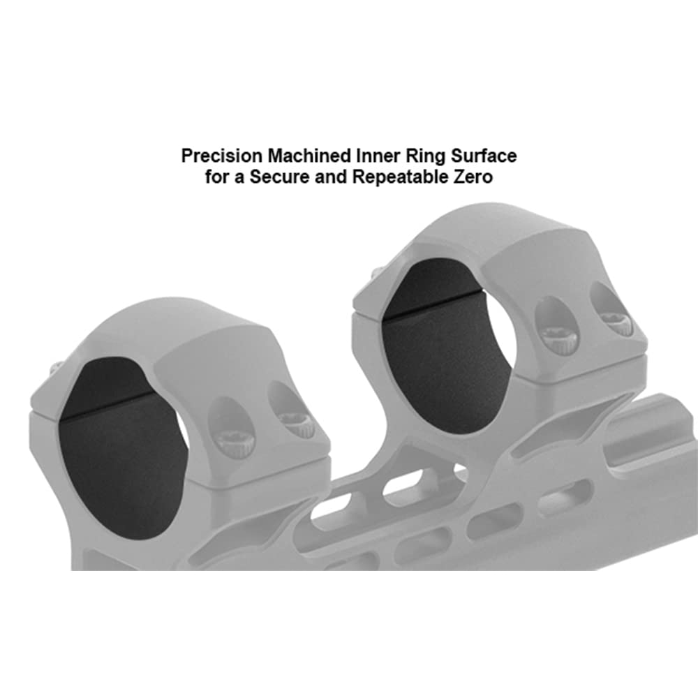 UTG ACCU-SYNC 30mm High Pro 34mm Offset Picatinny Rings, Matte Black