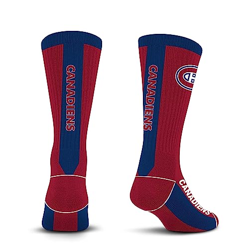 For Bare Feet MVP Crew Sock NHL Large