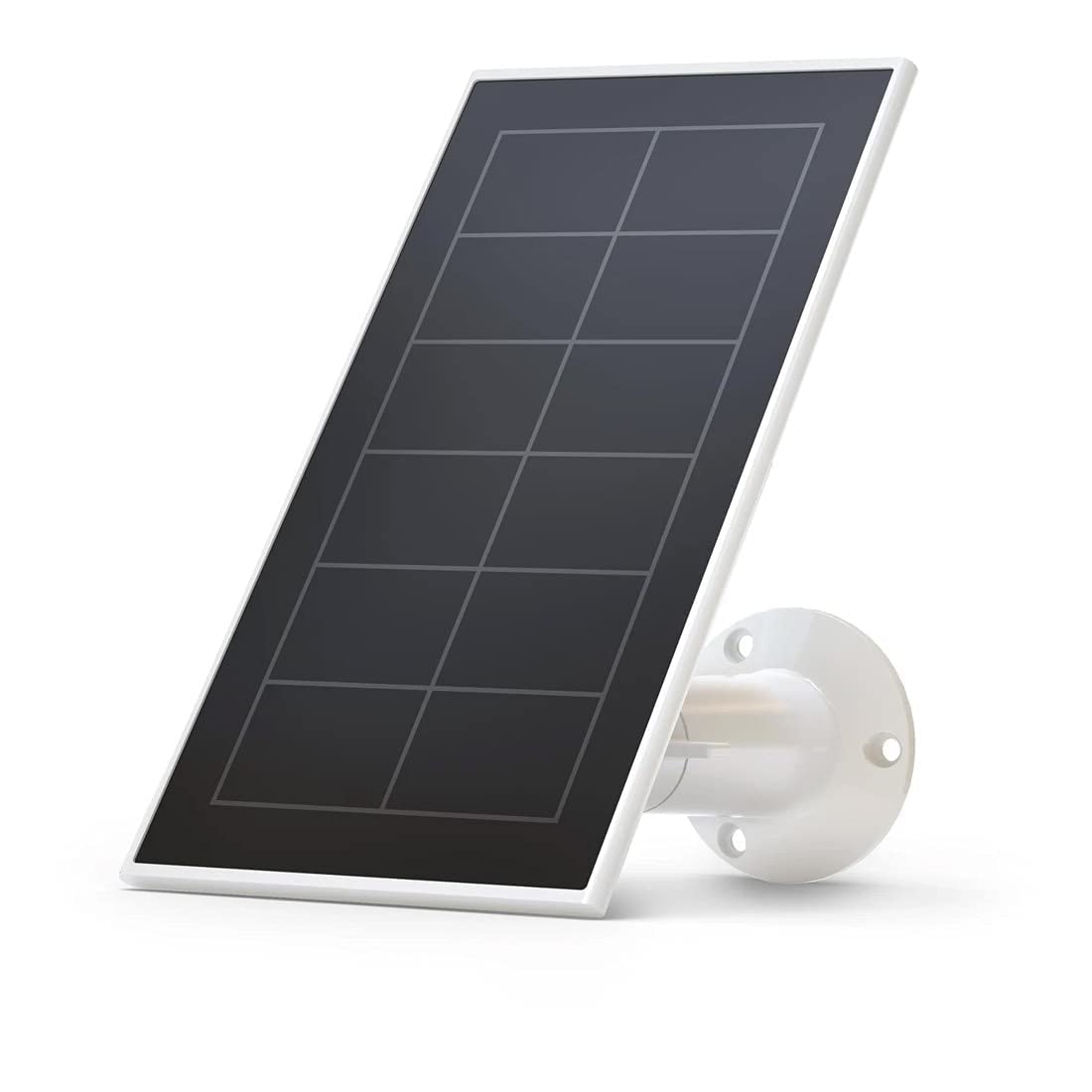 Arlo Essential Solar Panel Charger - Certified Accessory, Weather Resistant, 8 ft Power Cable, Adjustable Mount - Works With Essential and XL Cameras, White - VMA3600