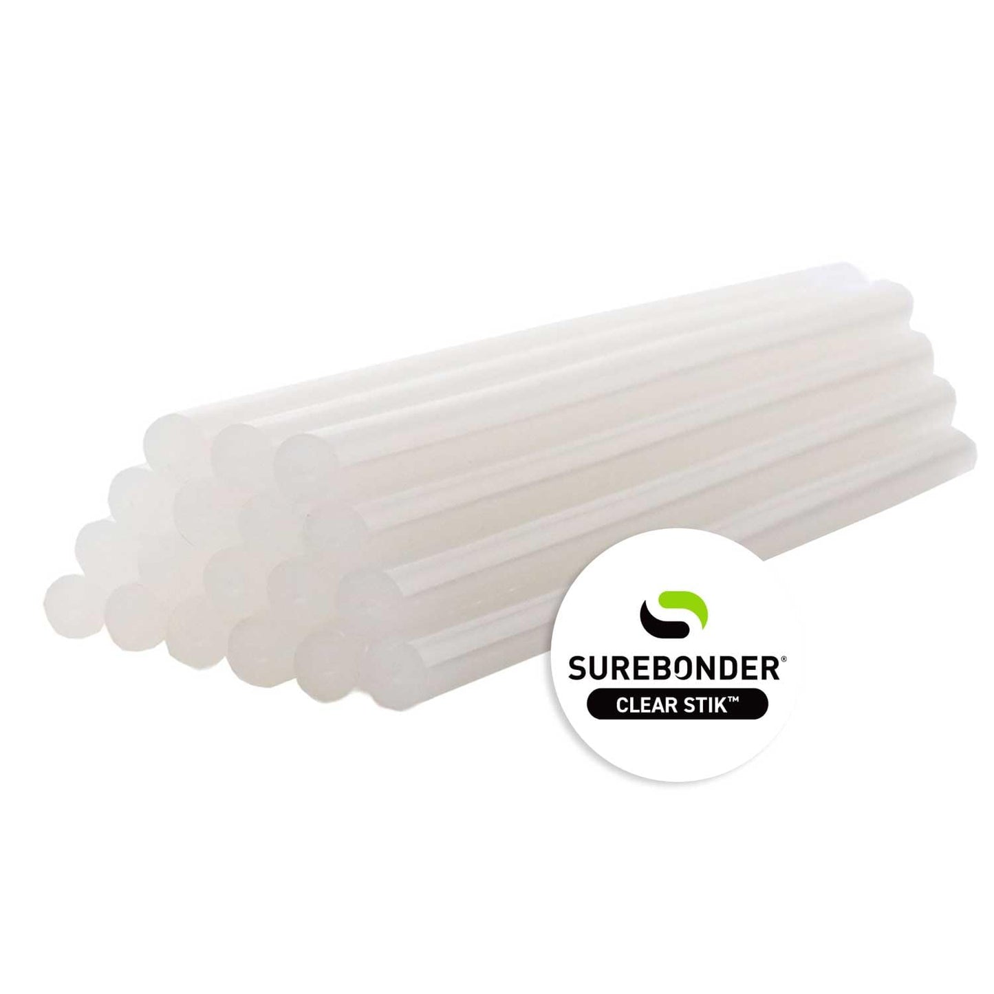 Surebonder 725R510 All Temperature General Purpose Hot Melt Glue Sticks 0.43" Diameter 10" Length-5 lbs-Approximately 90 Sticks, Clear