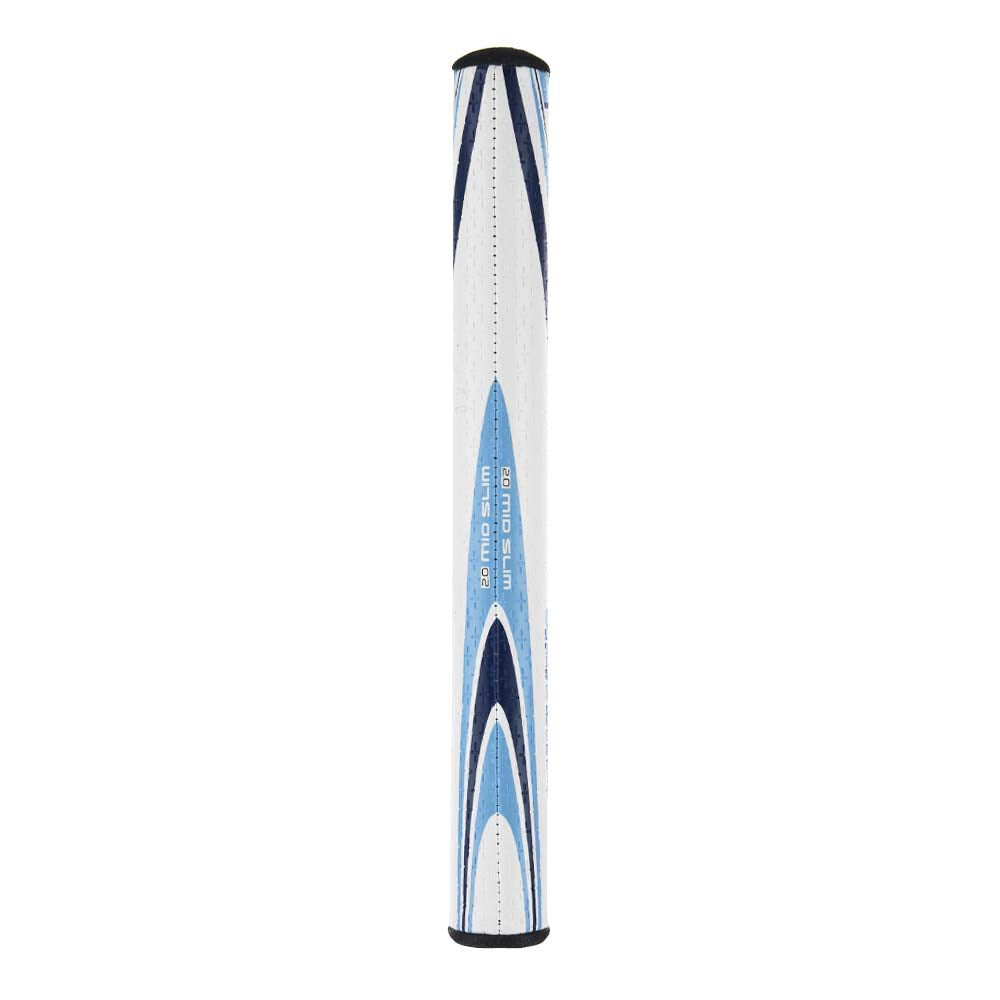 SuperStroke NCAA Golf Putter Grip, University of North Carolina (Mid Slim 2.0) | Cross-Traction Surface Texture and Oversized Profile | Even Grip Pressure for a More Consistent Stroke | Non-Slip Grip