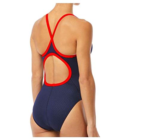 TYR Women’s Hexa Diamondfit Swimsuit Navy/Red