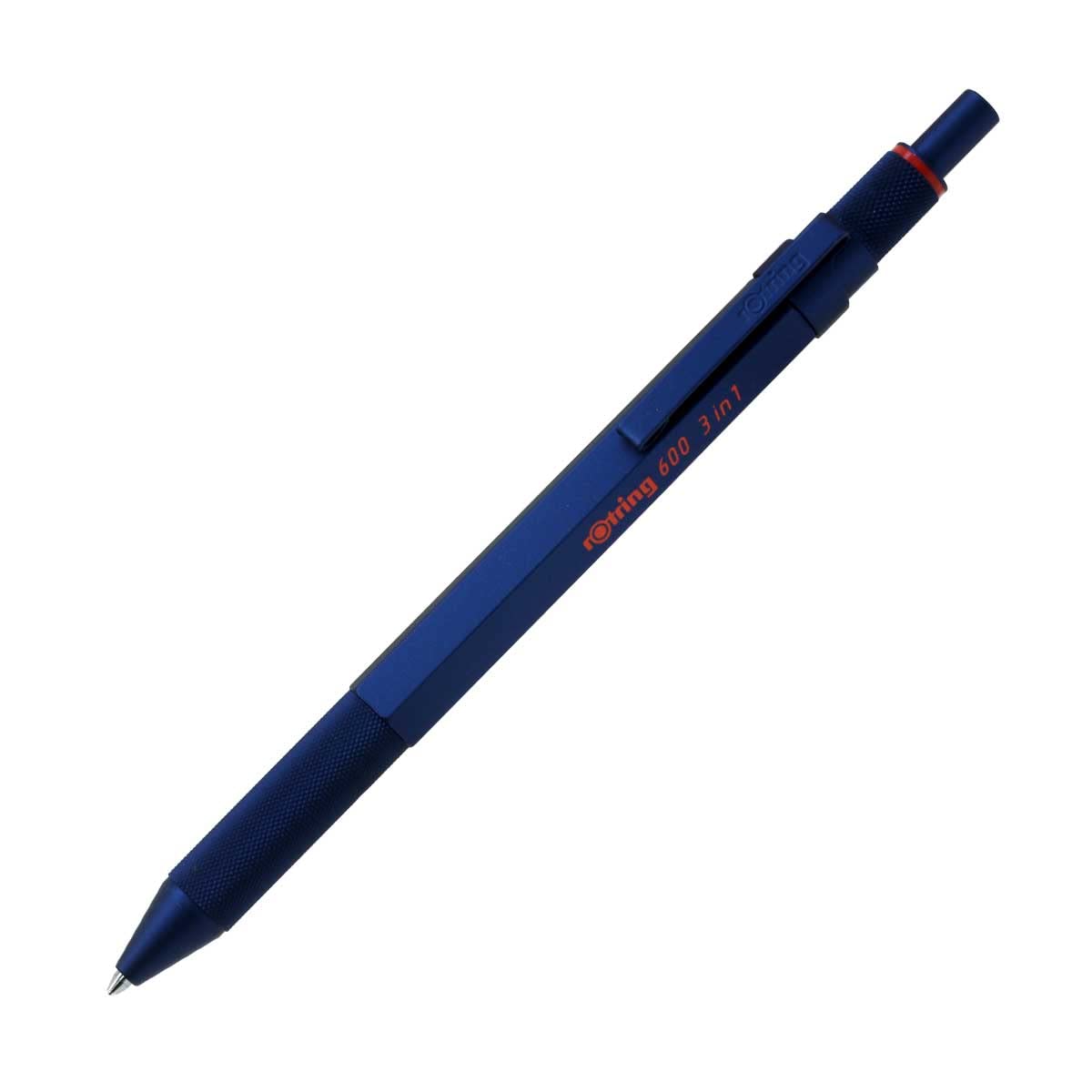 Rottling Multi-Pen, Iron Blue, 600, 3-in-1, 2159367 rOtring Mechanical Pencil, Premium Writing Tool, Stationery, Made in Germany, Drafting Pen, Professional Ballpoint Pen