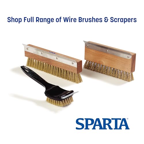 Carlisle FoodService Products Wood Oven Scraper, Oven Brush, 10 Inches, Tan