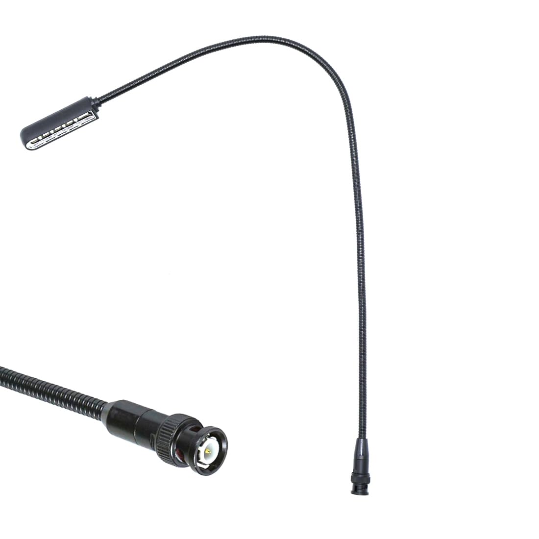 PALPEAL Flexible LED Gooseneck Light for DJ Mixer,BNC Port,22 inch Mixer Gooseneck Lamp,White Light,12V