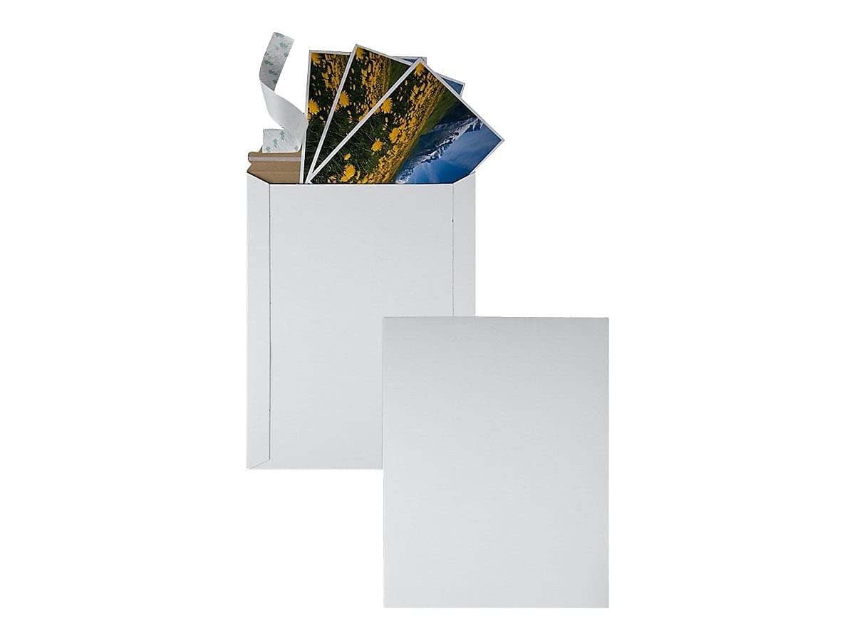 Quality Park Photo/Document Mailers, Extra-Rigid Fiberboard, 9.75 X 12.5-Inch, Box of 25 (64015)
