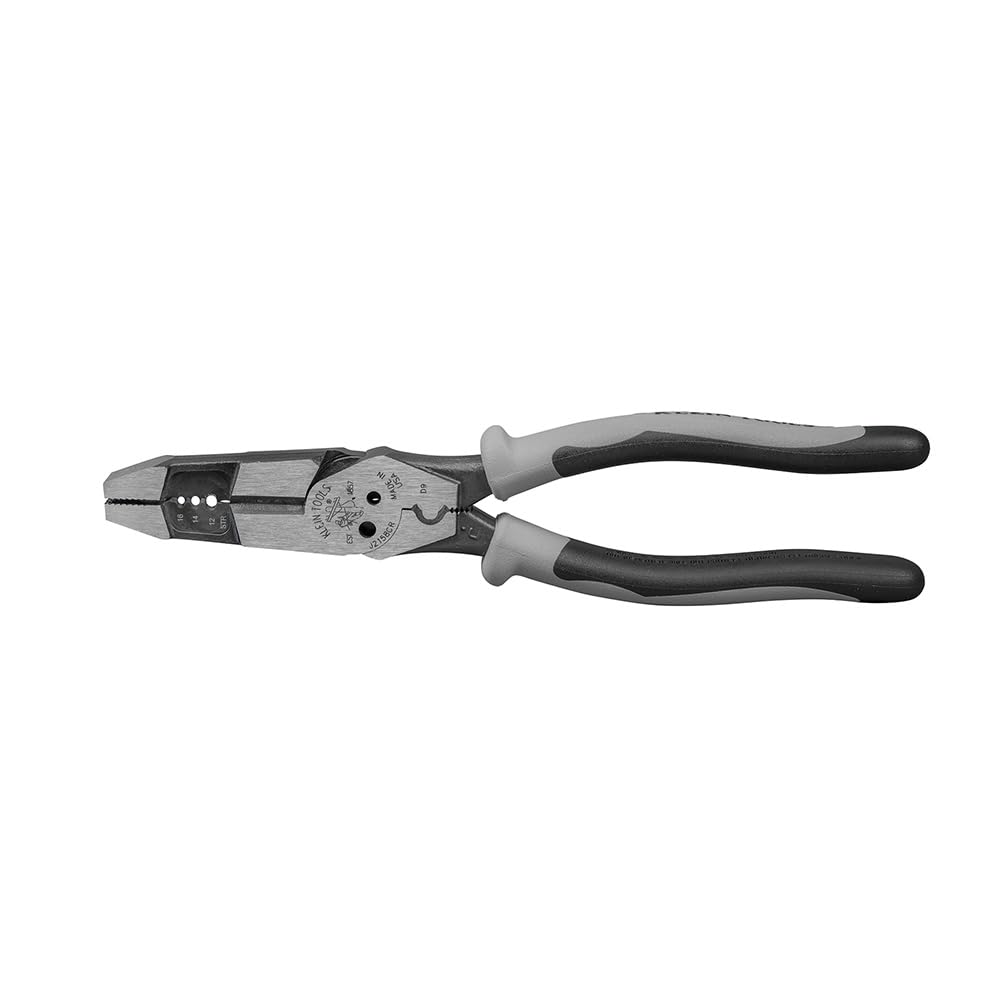 Pliers, Hybrid Multi Purpose Tool with Crimper, Bolt Shearing Holes & Stripper Klein Tools J215-8CR