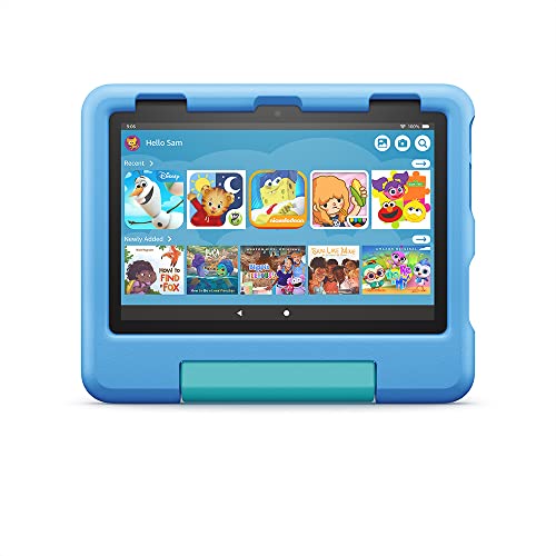 Amazon Kid-Proof Case for Fire HD 8 tablet (Only compatible with 12th generation tablet), Blue
